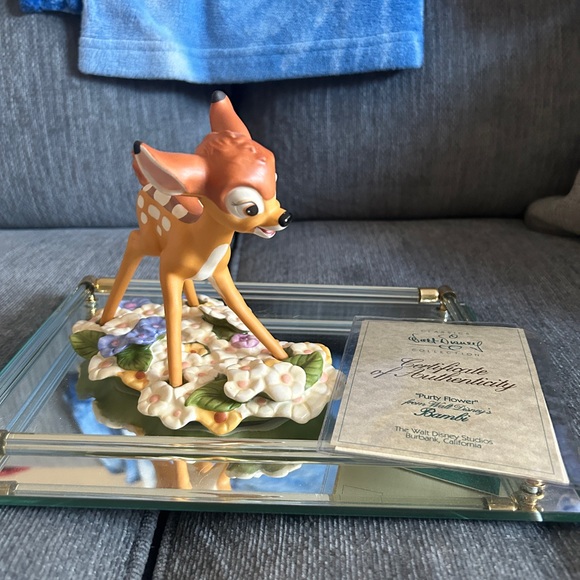 Disney Classics Collection Bambi “Purty Flower” Statue Figurine Vintage Art - Picture 3 of 7